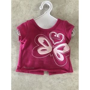 American Girl Doll Mall Of America T-Shirt Butterfly Retired Rare! With Hanger